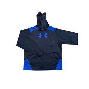 Under Armour Hoodie – Size M –‎ Black & Blue